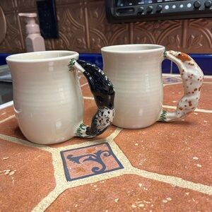 Happy Appy Horse handle Ceramic Mugs